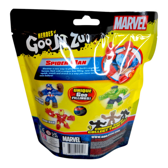 Iron Man Heroes of Goo Jit Zu Marvel 2020 Red & Yellow Filling Brand New - Picture 3 of 3